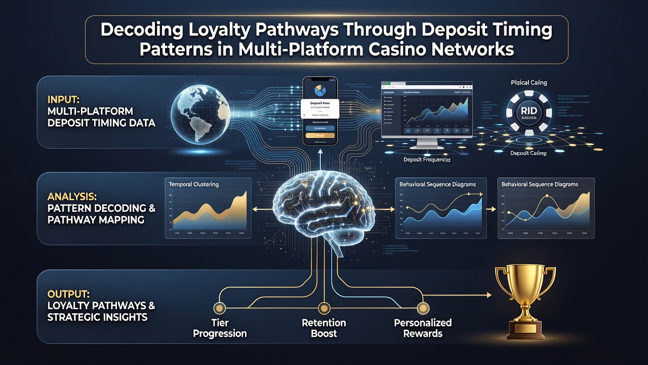 Visualisierung von Deposit-Timing-Datenströmen in Casino-Netzwerken mit Verbindungen zu Loyalty-Levels