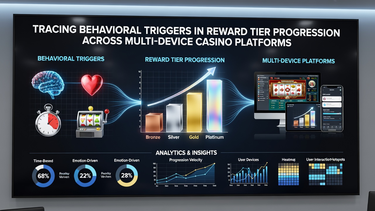 Visualisierung von Verhaltens-Triggern und deren Einfluss auf Casino-Belohnungsstufen